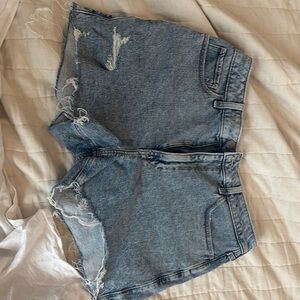 Women's Blue Denim Shorts
